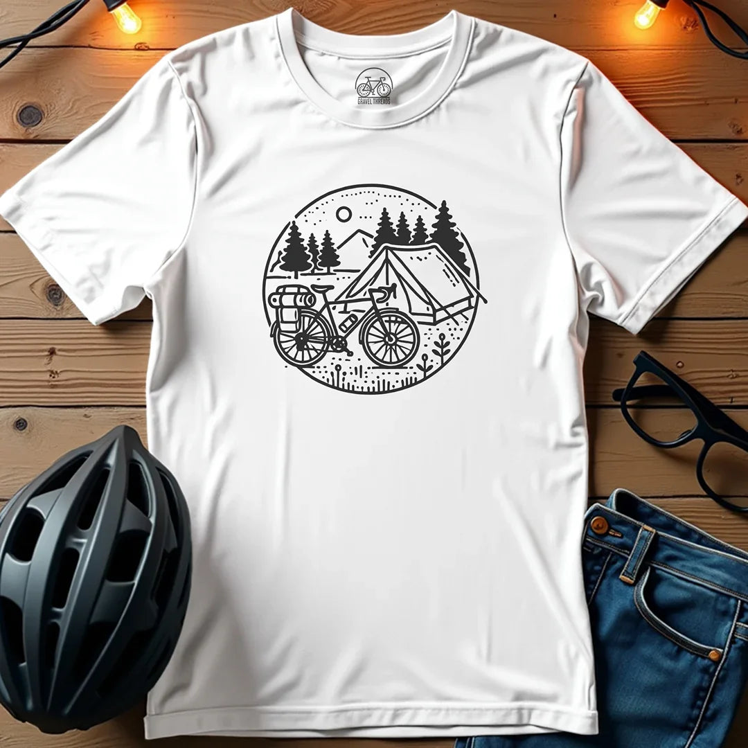 Bikepacking Camp Circle T-Shirt