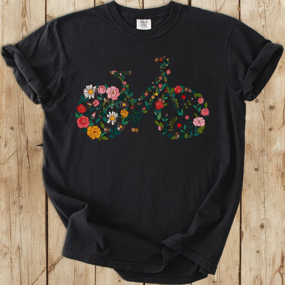 Botanical Wheels Comfort Colors Premium T-Shirt