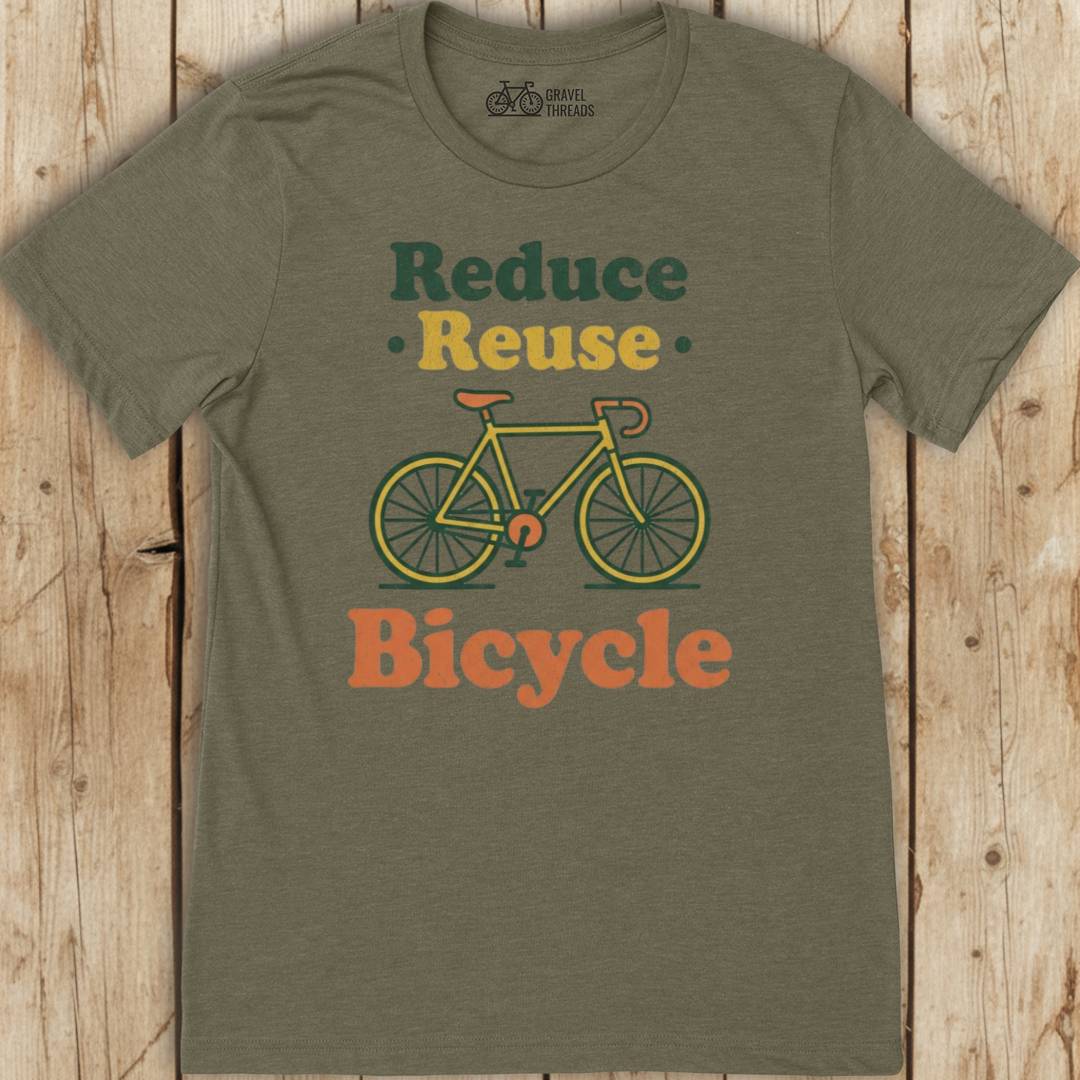Reduce Reuse Bicycle T-Shirt