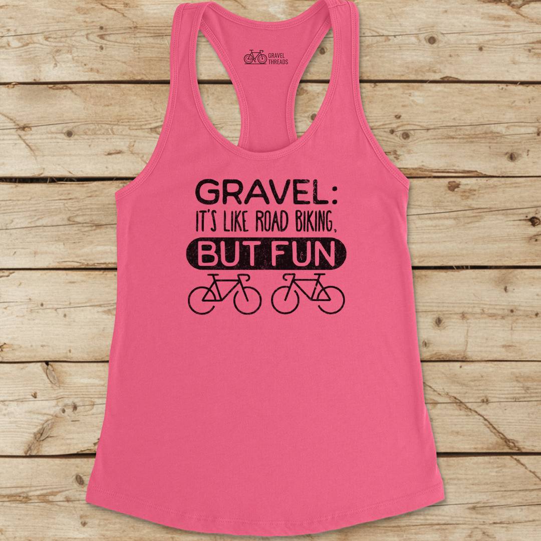 Gravel But Fun Racerback Tank