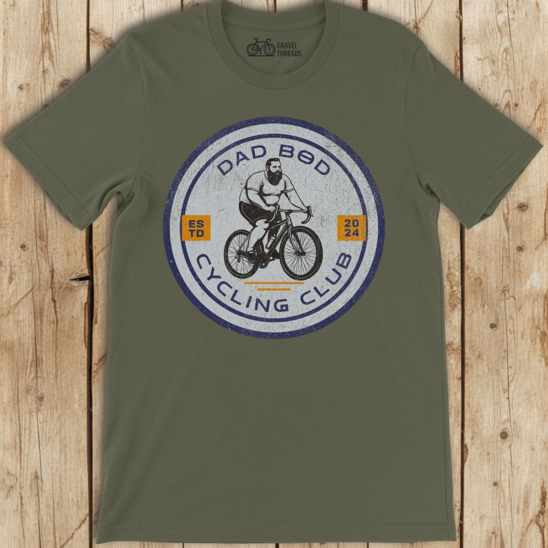 Dad Bod Gravel Badge T-Shirt