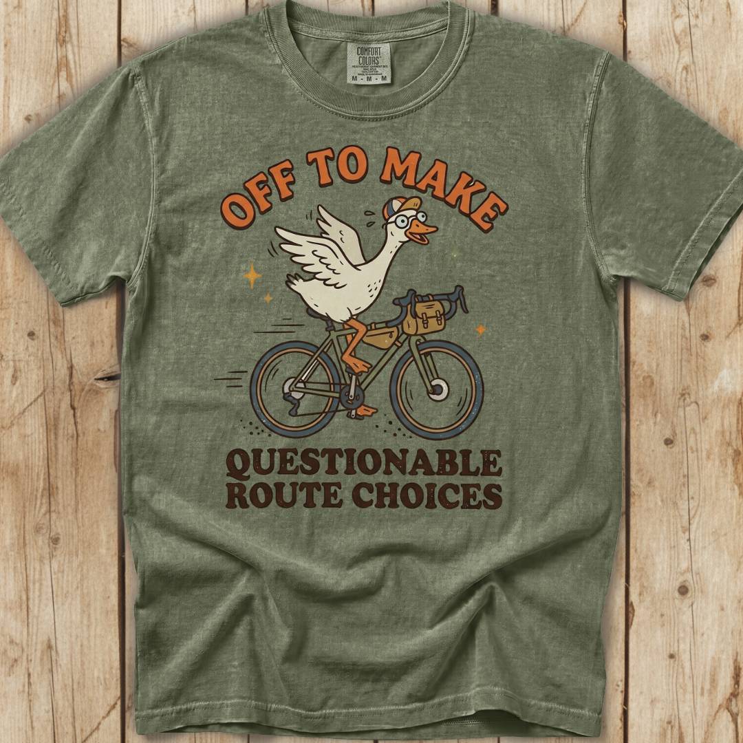 Questionable Routes Comfort Colors T-Shirt