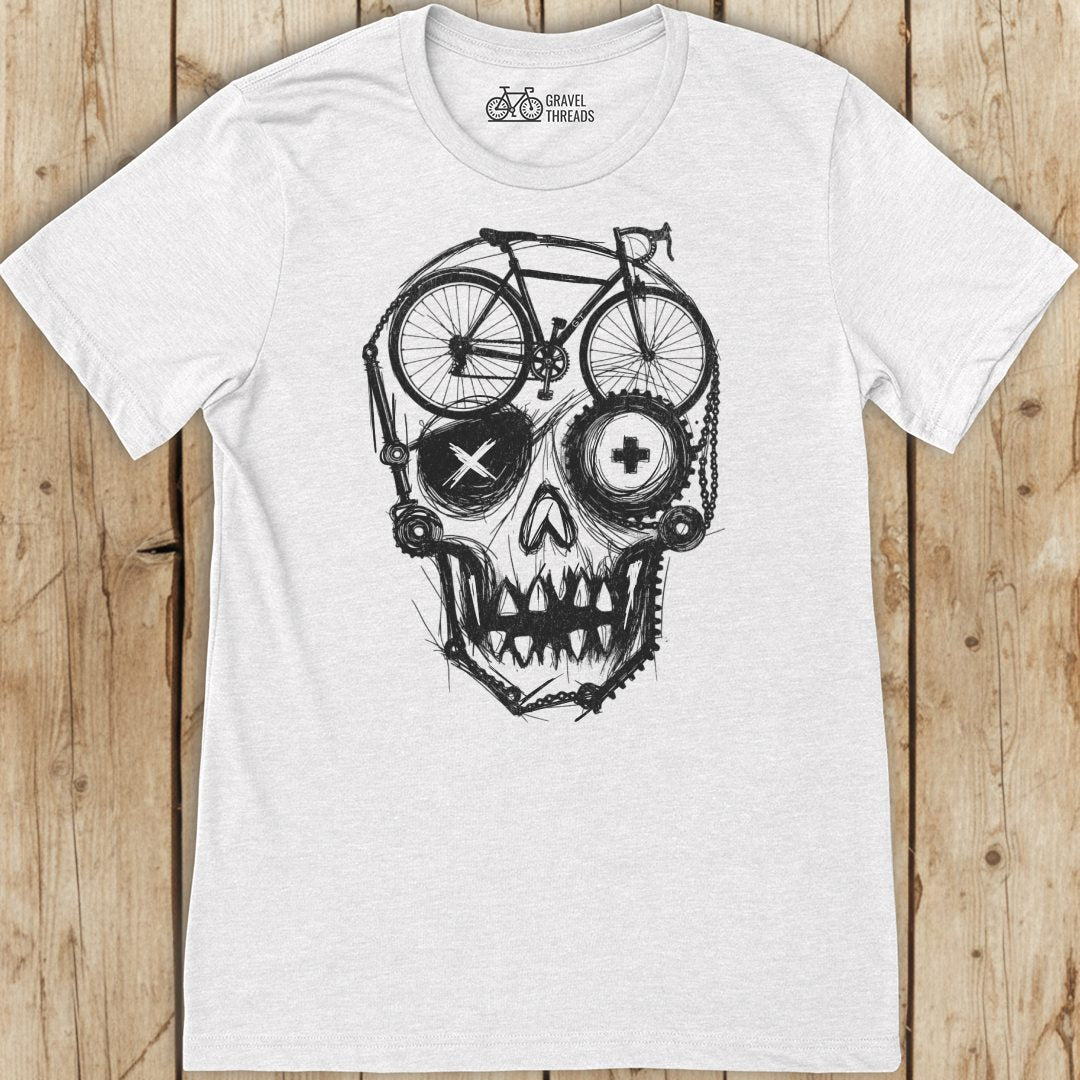 Skull Bike Sketch T-Shirt
