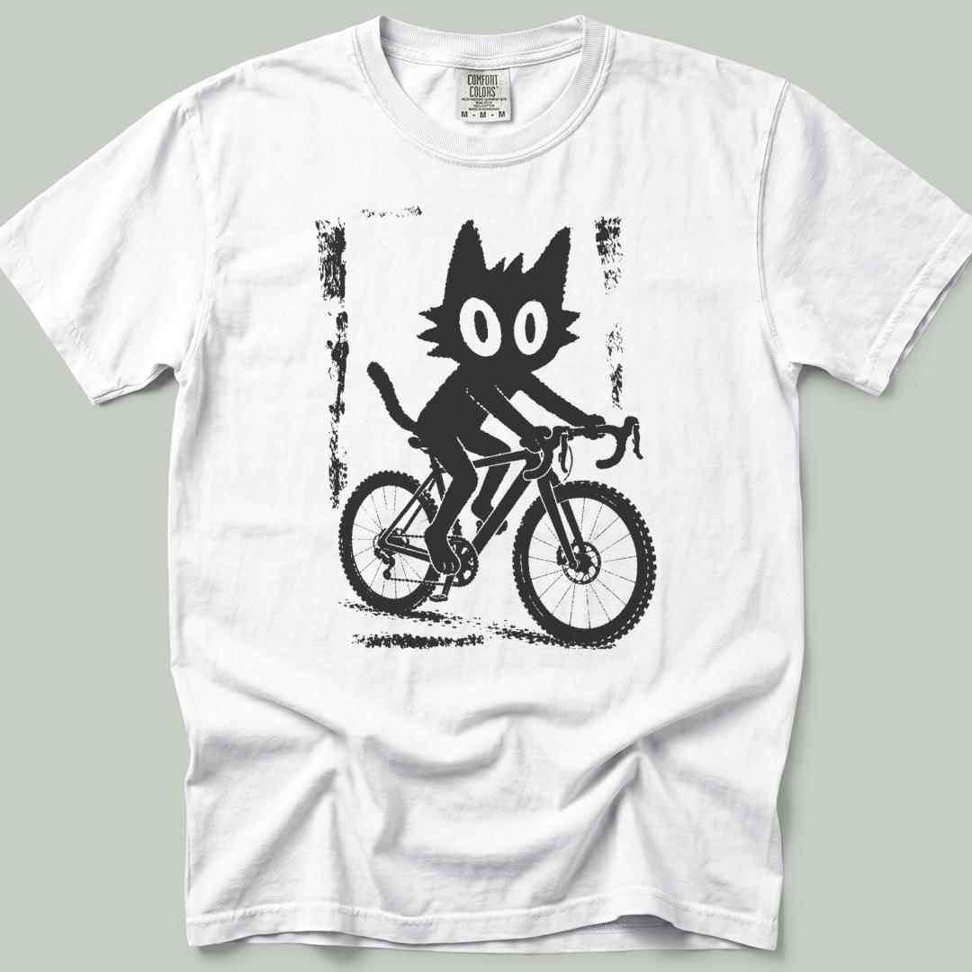 Cool Cat Cycling Heavyweight T-Shirt