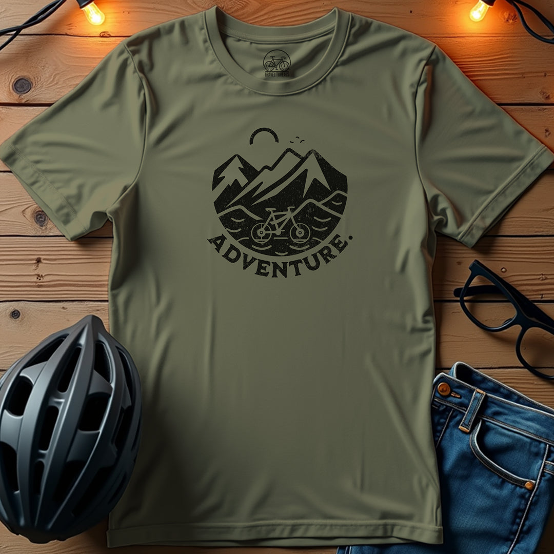 Adventure Bound Gravel Bike T-Shirt