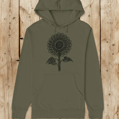 Sunflower Bike Parts Hoodie