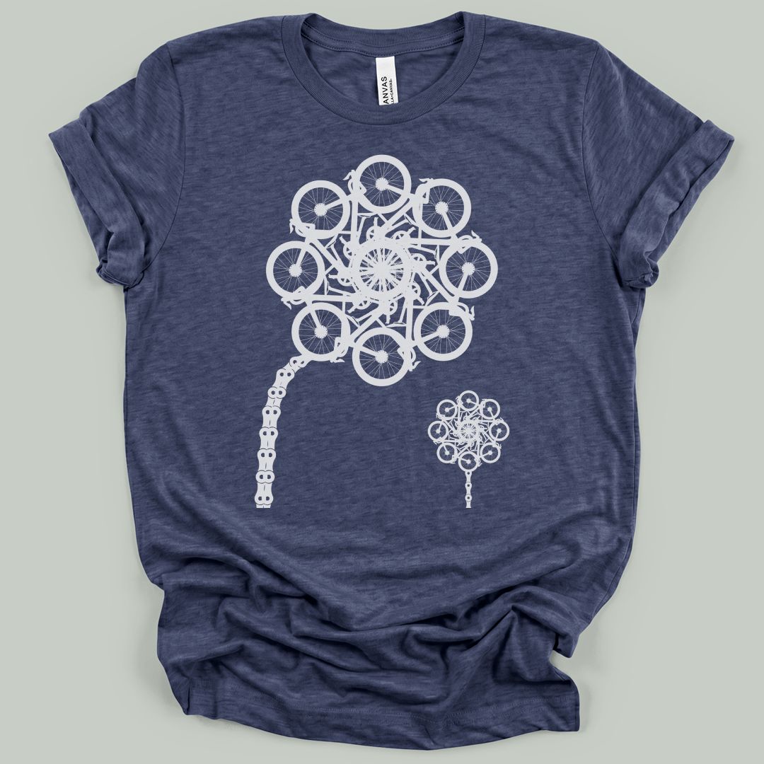 Wheel Flower Bloom T-Shirt