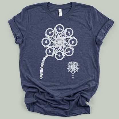 Wheel Flower Bloom T-Shirt