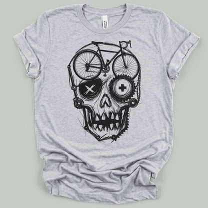 Skull Bike Sketch T-Shirt