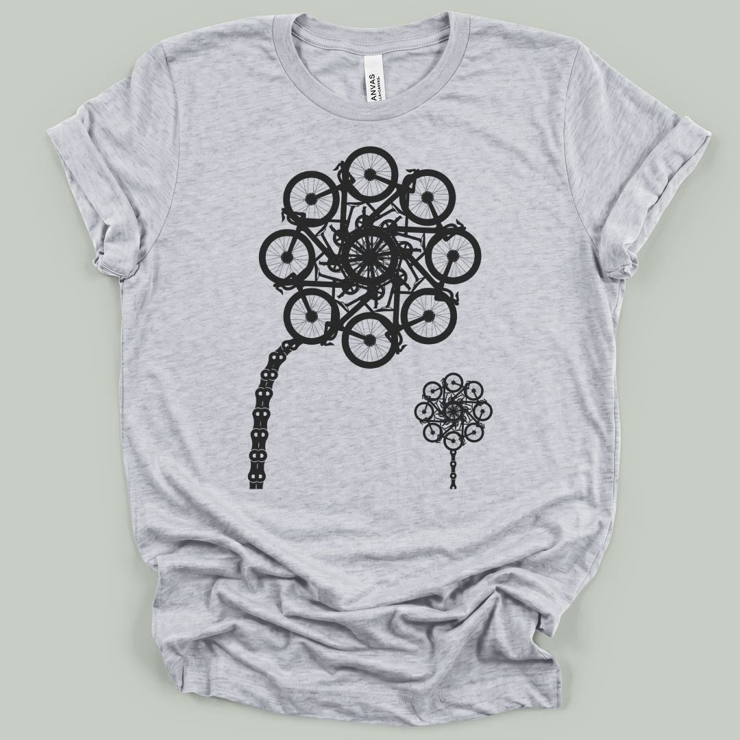 Wheel Flower Bloom T-Shirt