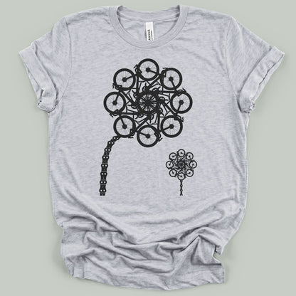 Wheel Flower Bloom T-Shirt