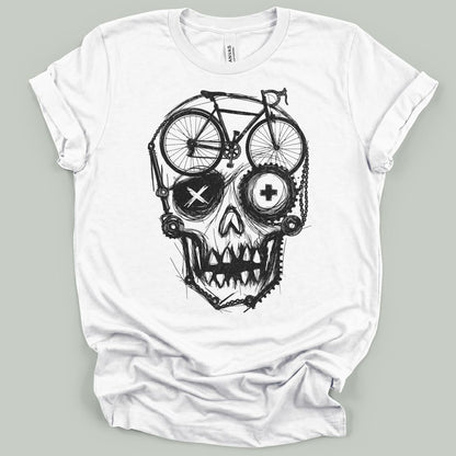 Skull Bike Sketch T-Shirt
