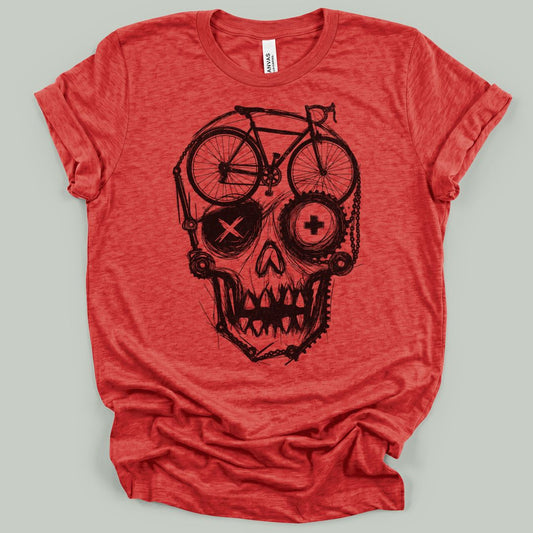 Skull Bike Sketch T-Shirt