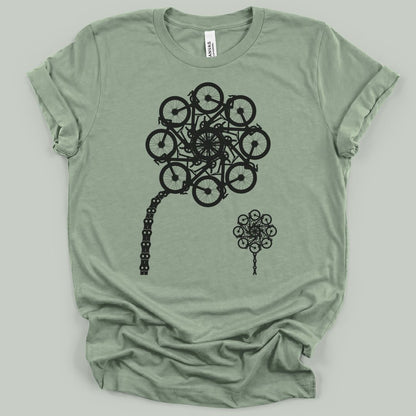 Wheel Flower Bloom T-Shirt