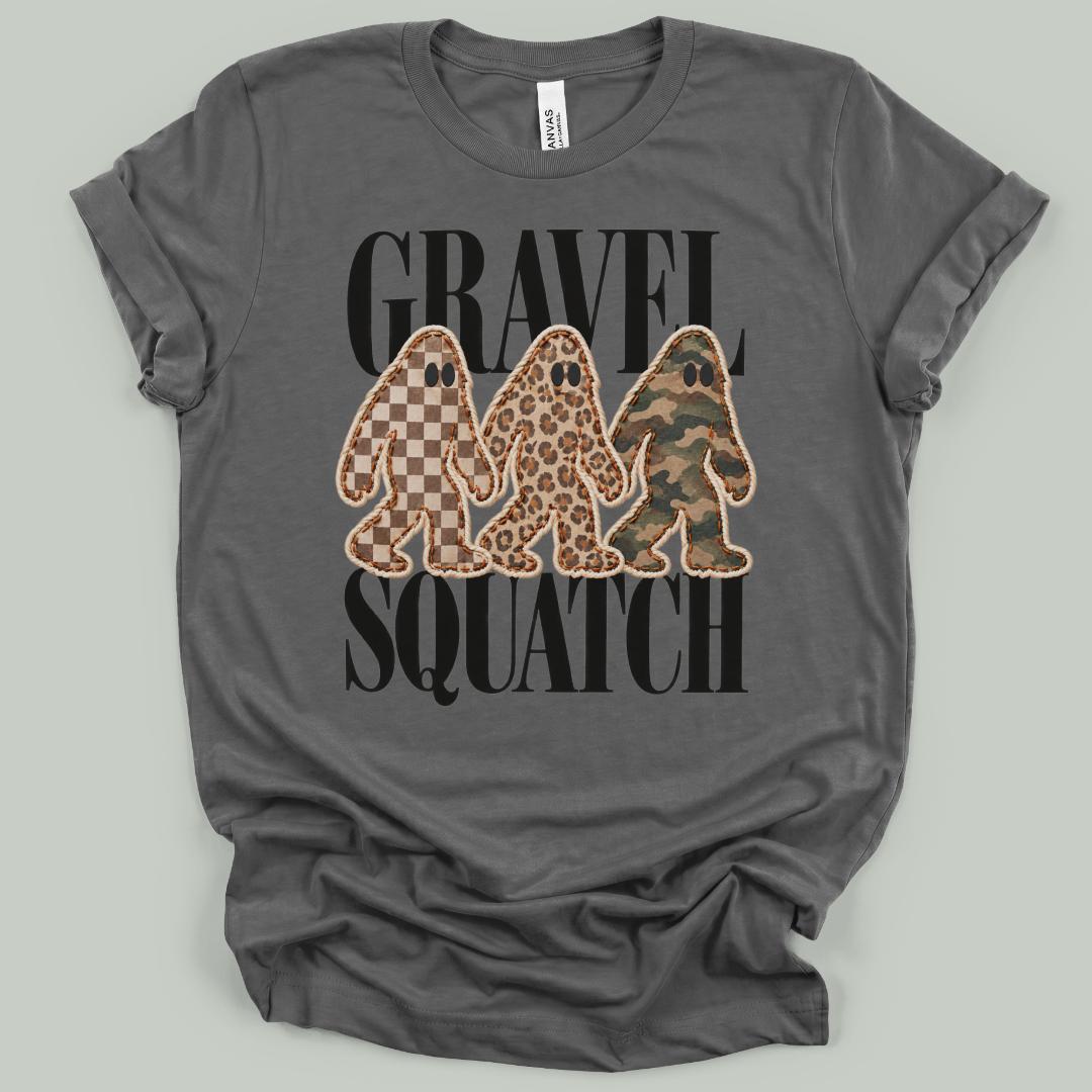 Gravel Squatch Faux Patchwork T-Shirt