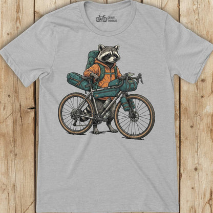 Bikepacking Raccoon T-Shirt