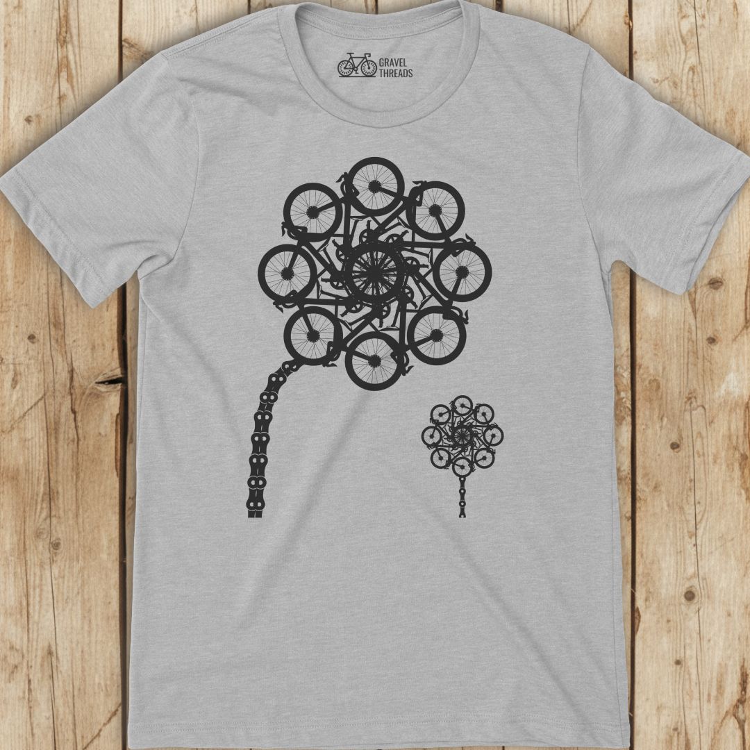 Wheel Flower Bloom T-Shirt