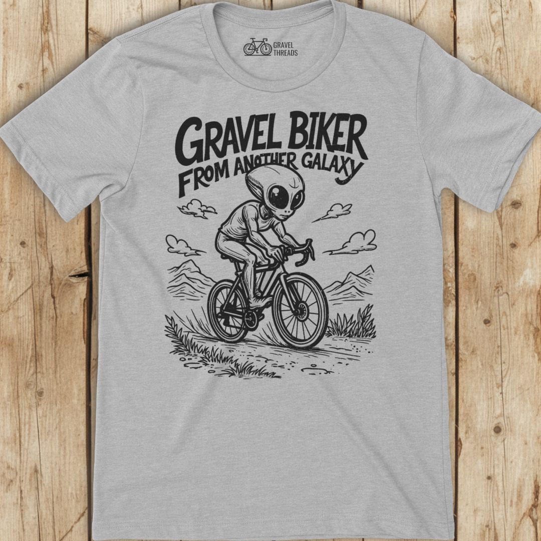 Gravel Biker Galaxy T-Shirt
