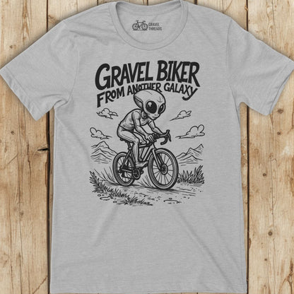 Gravel Biker Galaxy T-Shirt