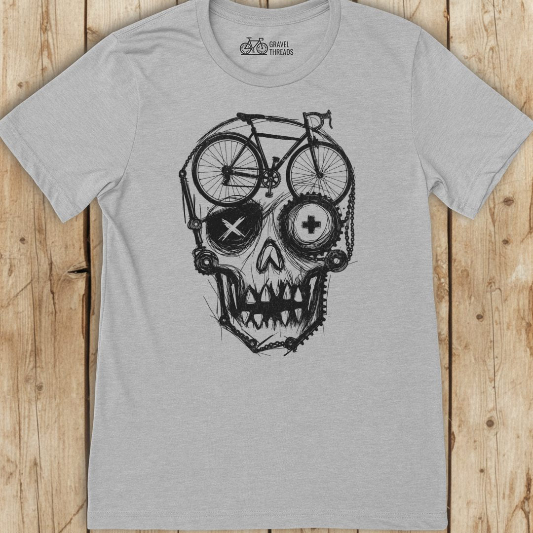 Skull Bike Sketch T-Shirt