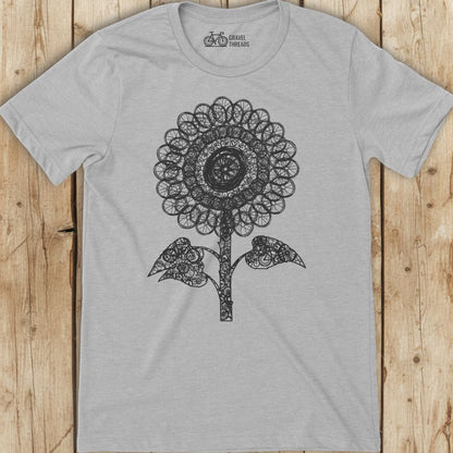 Bike Part Sunflower T-Shirt