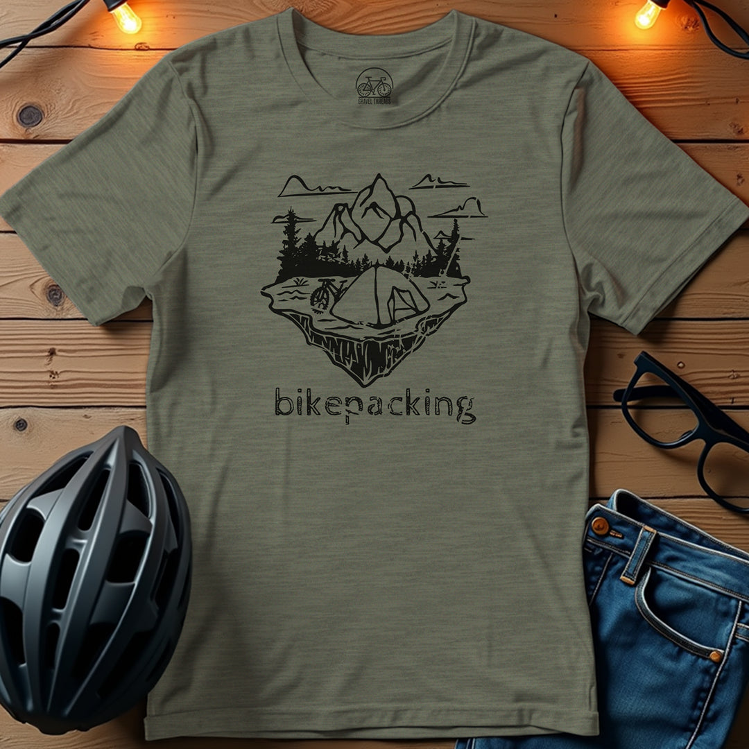 Bikepacking Dreams Gravel Adventure T-Shirt