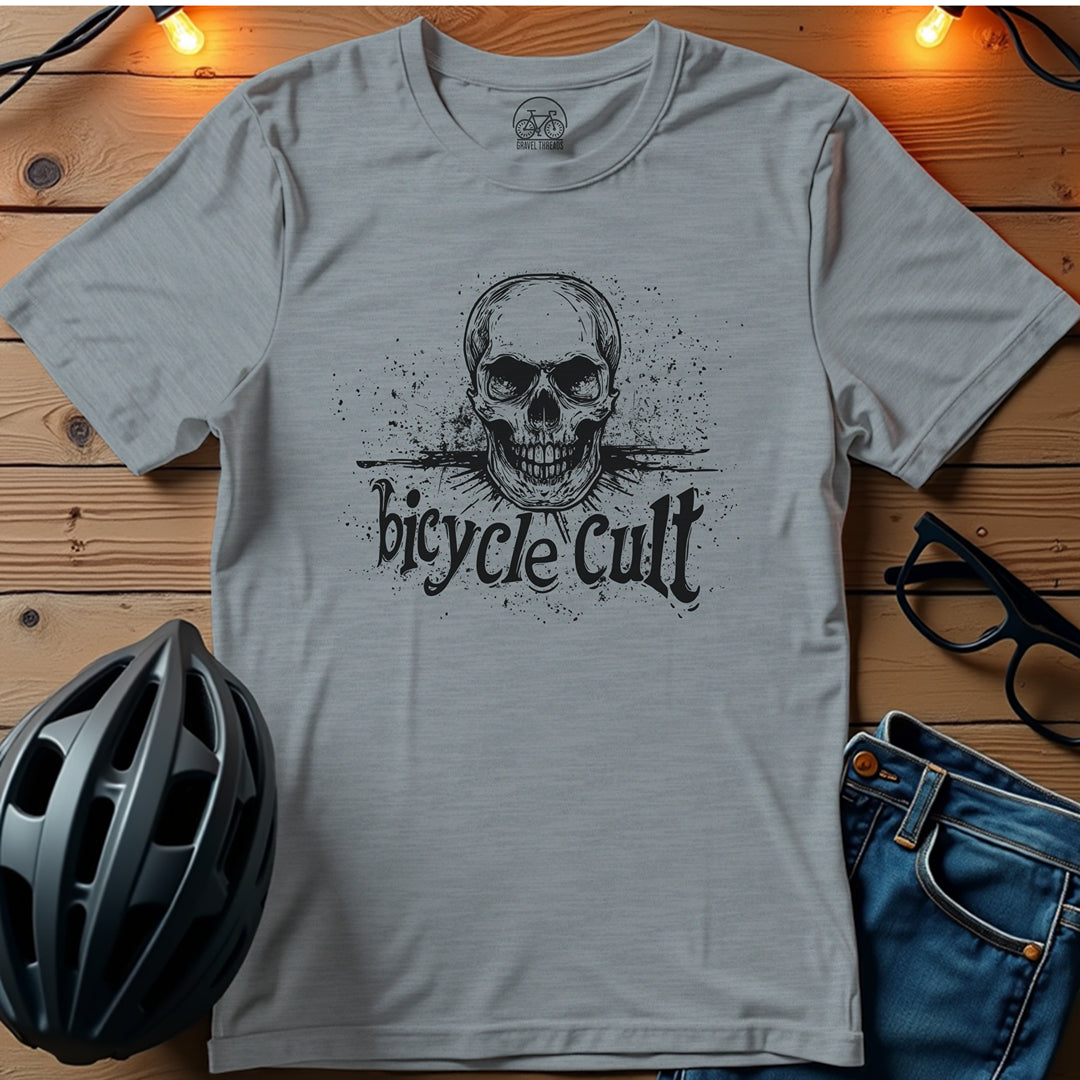 Bicycle Cult Gravel Skull T-Shirt