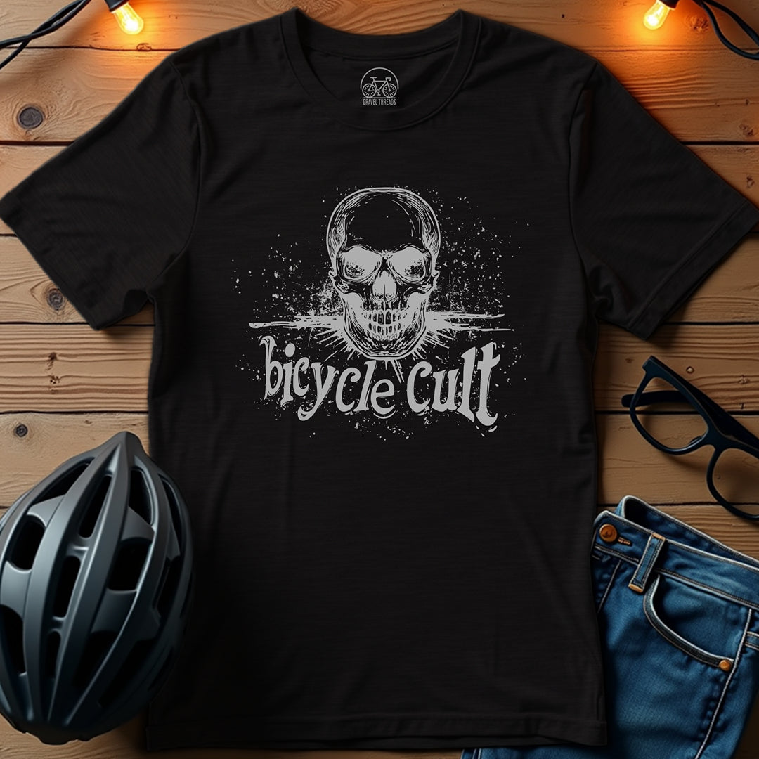 Bicycle Cult Gravel Skull T-Shirt