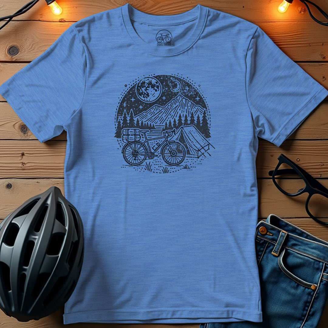 Moonlit Escape Bikepacking Adventure T-Shirt