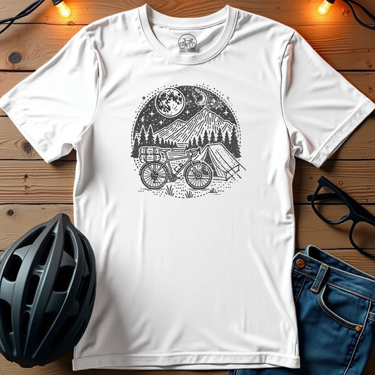 Moonlit Escape Bikepacking Adventure T-Shirt