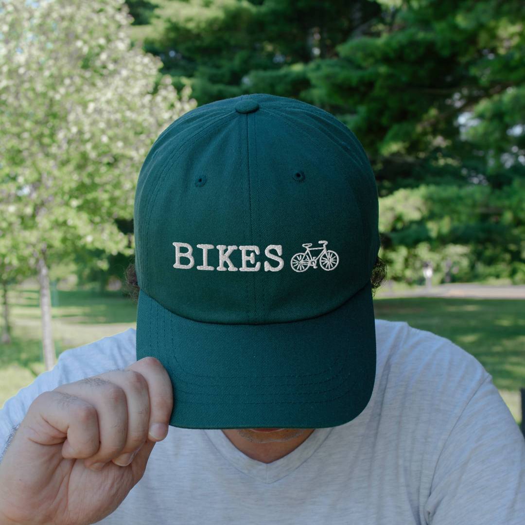 Bikes Embroidered Dad Hat