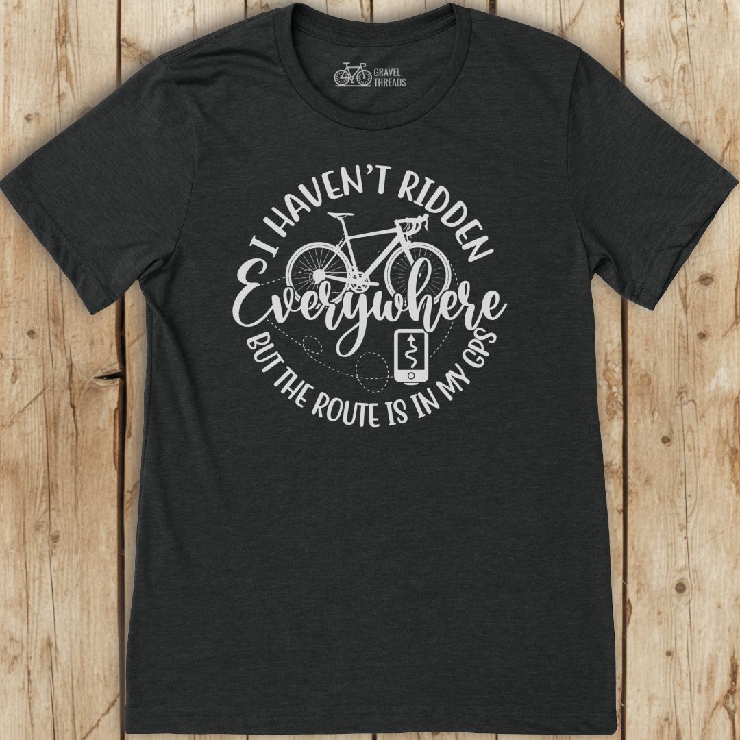Route in GPS T-Shirt