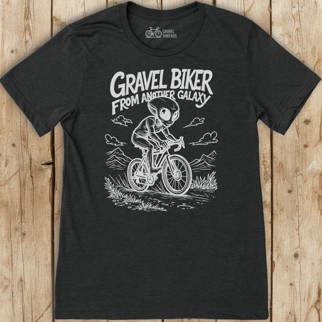 Gravel Biker Galaxy T-Shirt