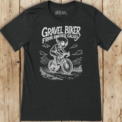Gravel Biker Galaxy T-Shirt
