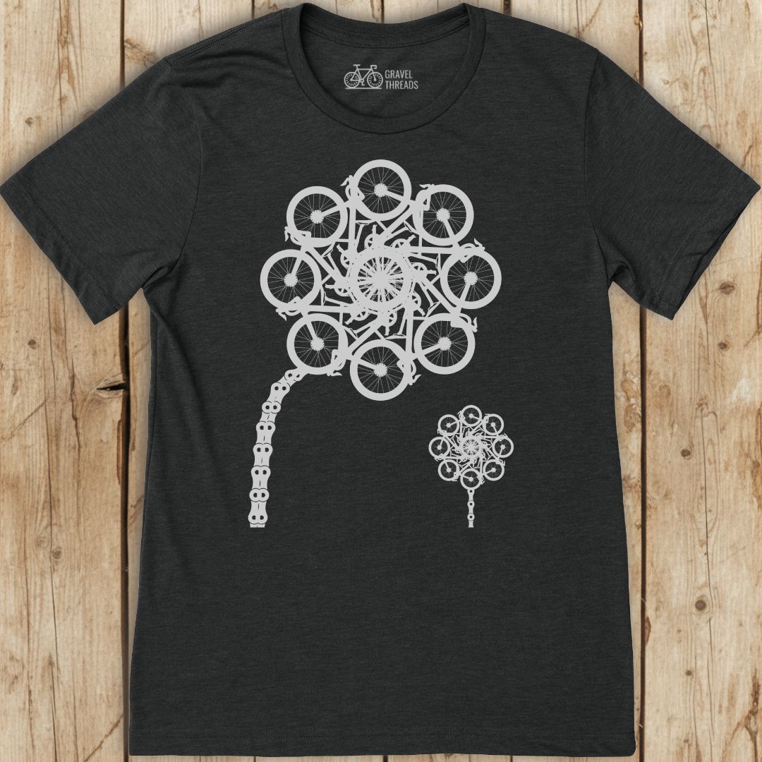 Wheel Flower Bloom T-Shirt