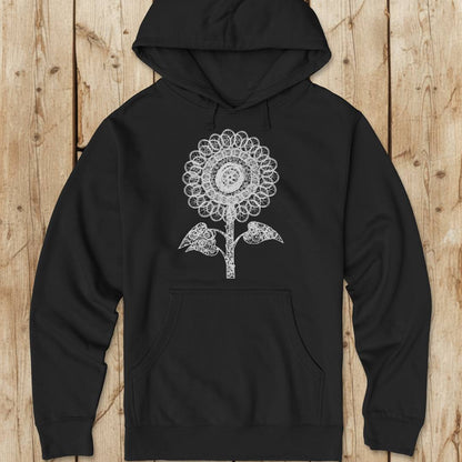 Sunflower Bike Parts Hoodie