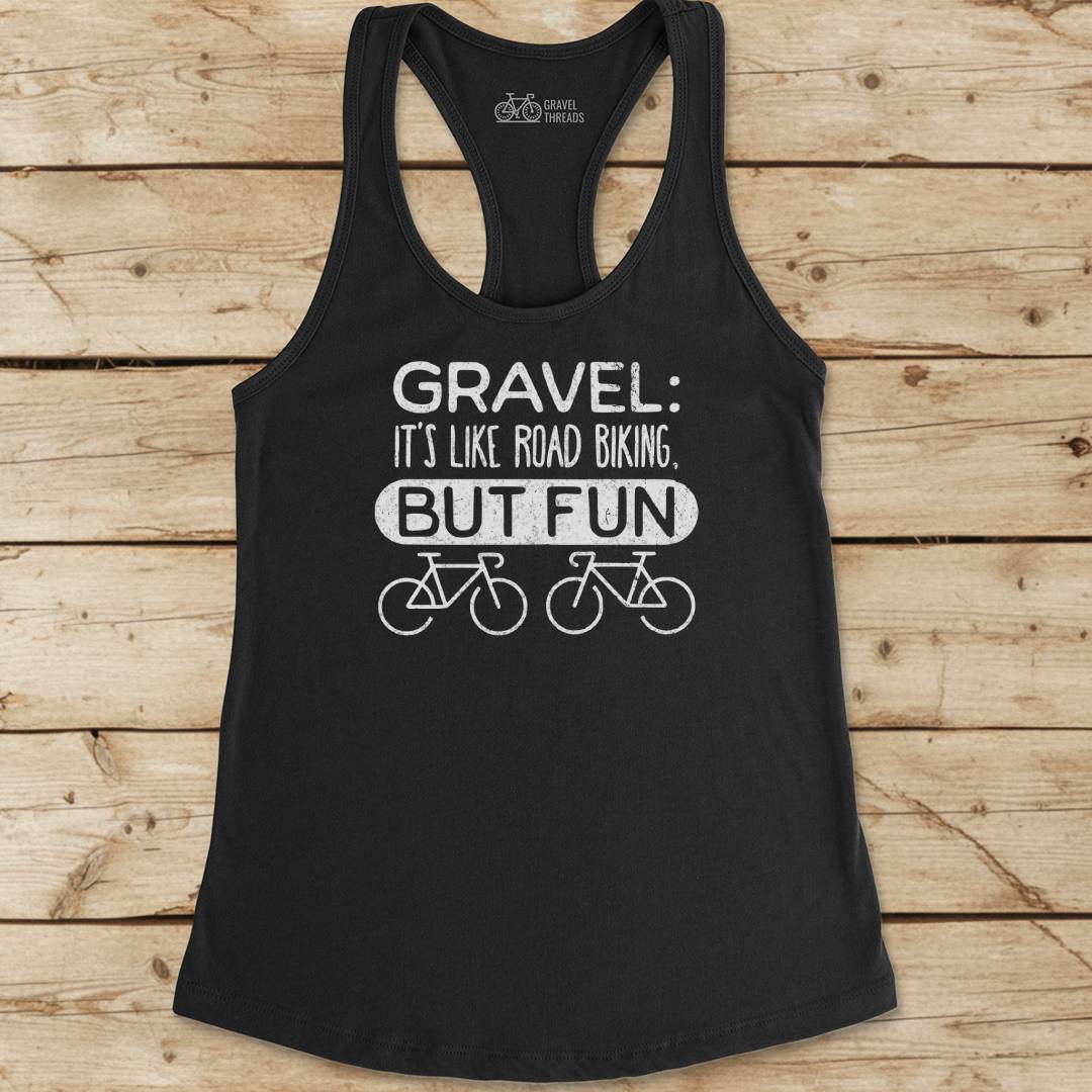 Gravel But Fun Racerback Tank