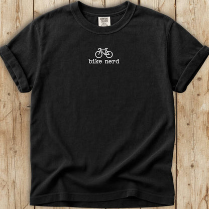 Bike Nerd Embroidered Premium T-Shirt