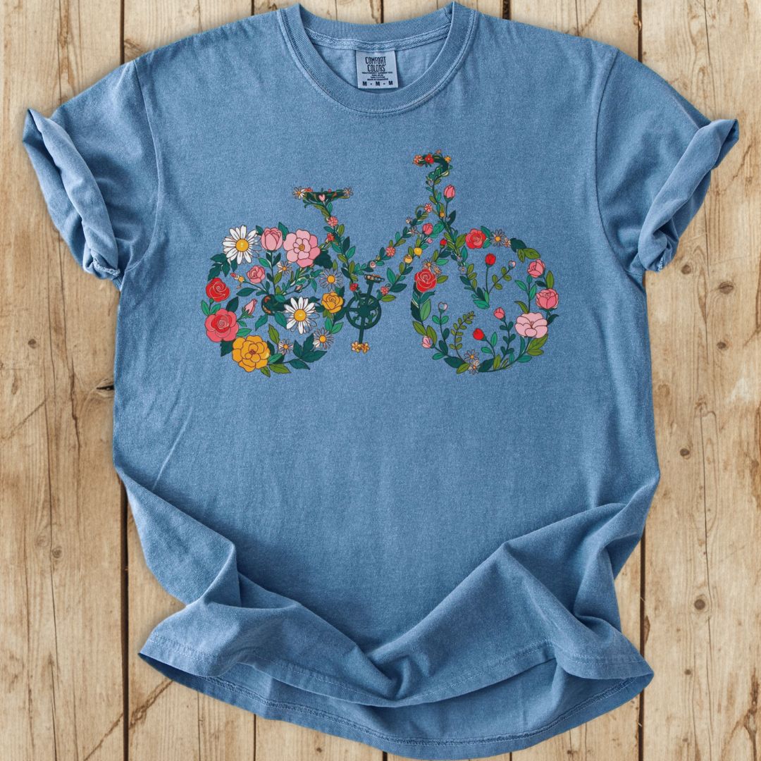 Botanical Wheels Comfort Colors Premium T-Shirt