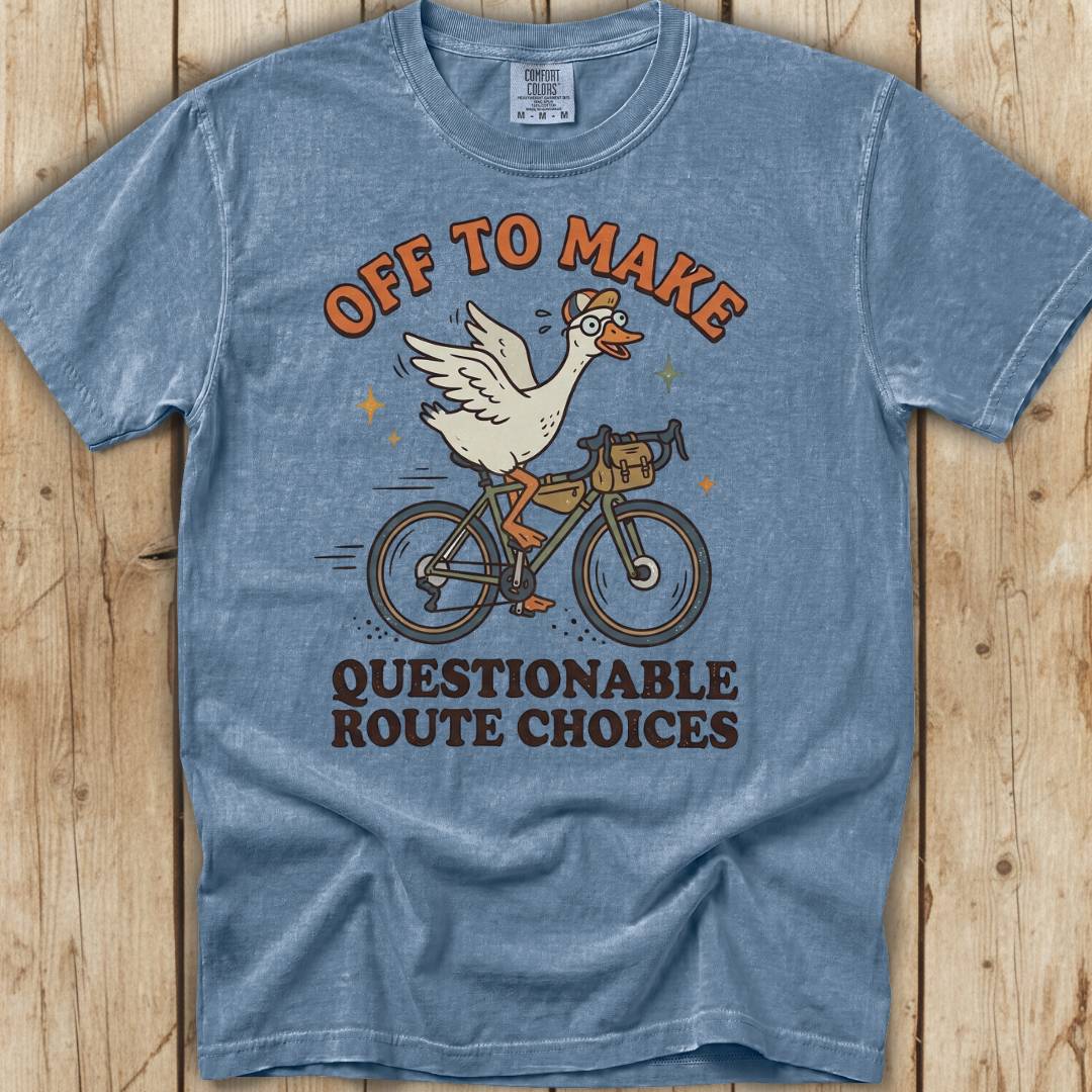 Questionable Routes Comfort Colors T-Shirt