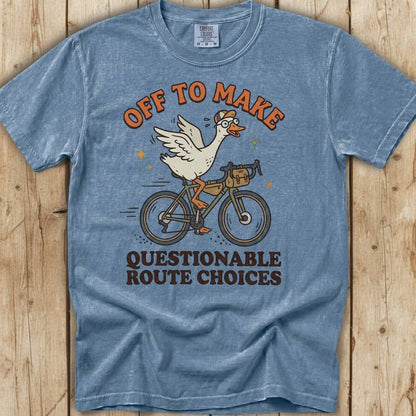 Questionable Routes Comfort Colors T-Shirt