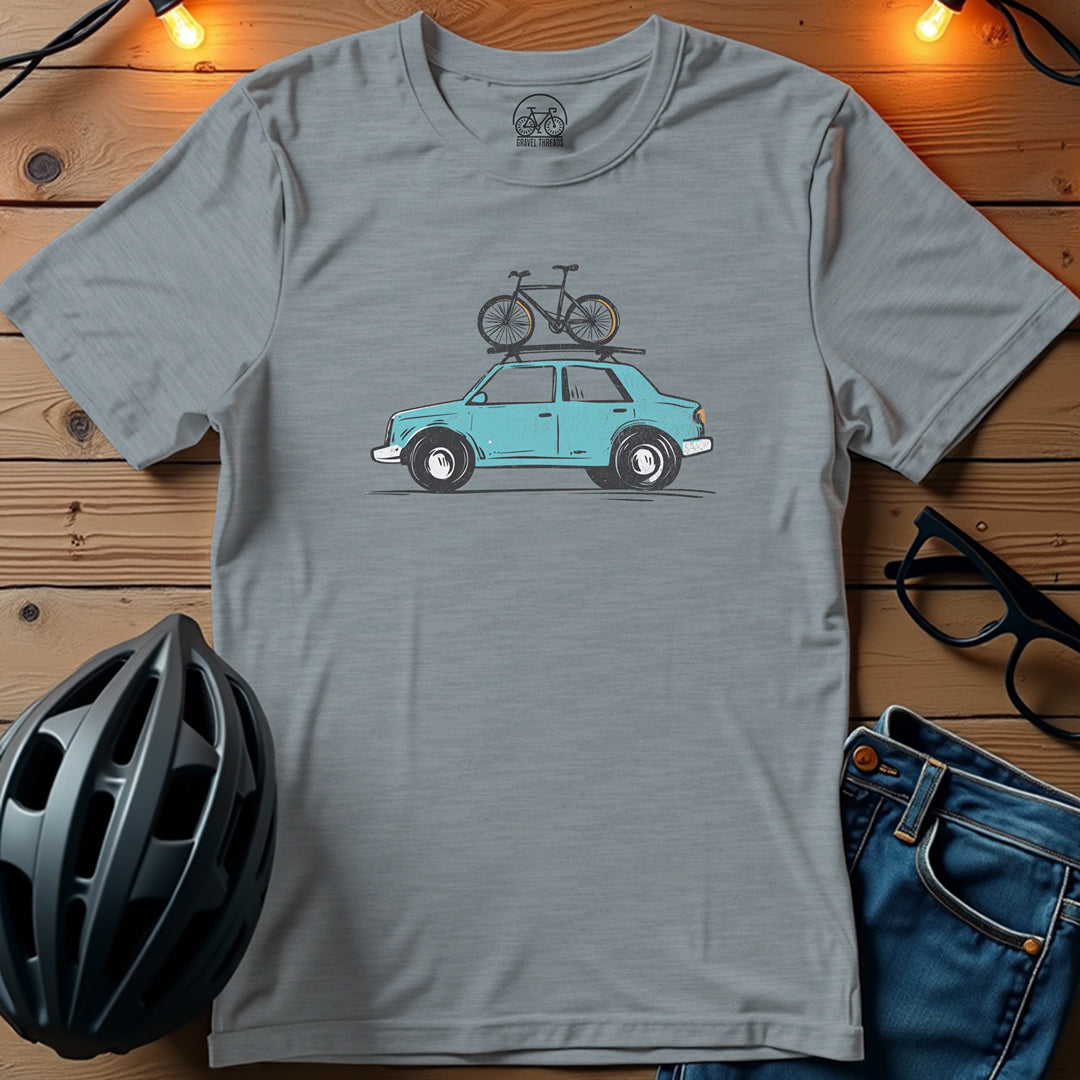 Hauling Gravel Adventure on the Roof T-Shirt