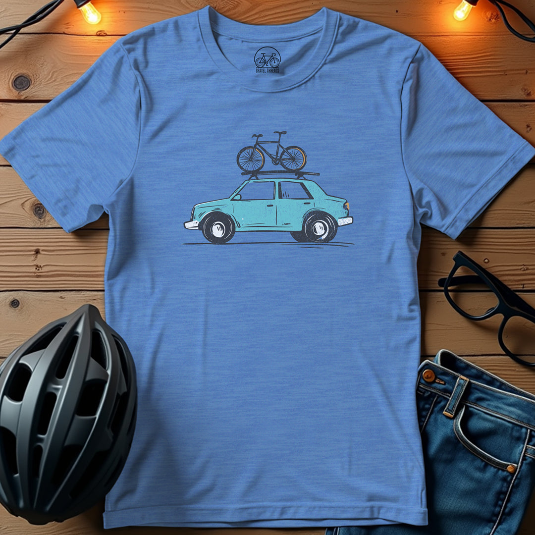 Hauling Gravel Adventure on the Roof T-Shirt