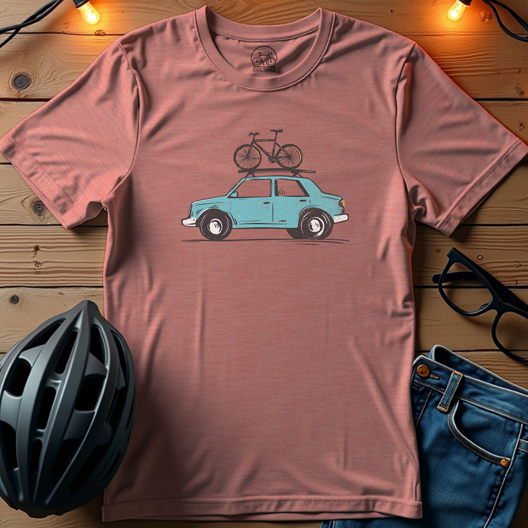 Hauling Gravel Adventure on the Roof T-Shirt