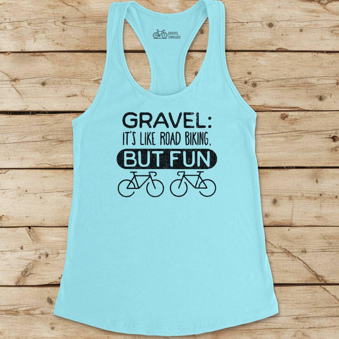 Gravel But Fun Racerback Tank