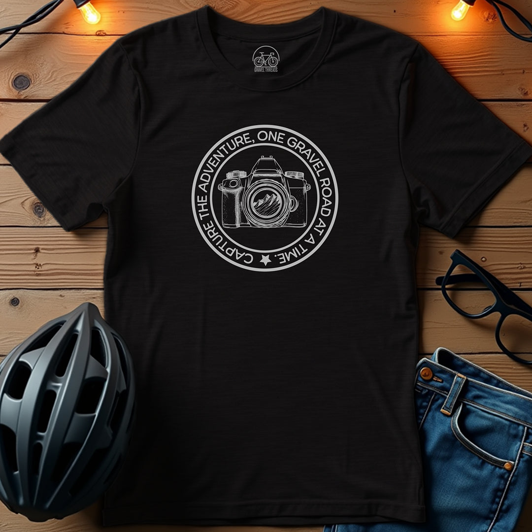 Capture the Adventure Gravel Biking T-Shirt