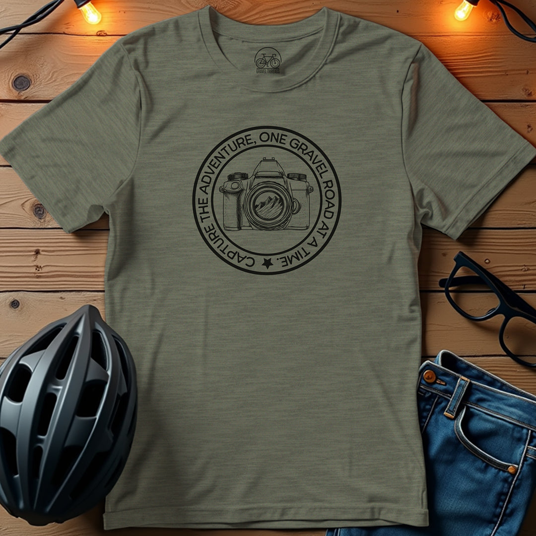 Capture the Adventure Gravel Biking T-Shirt