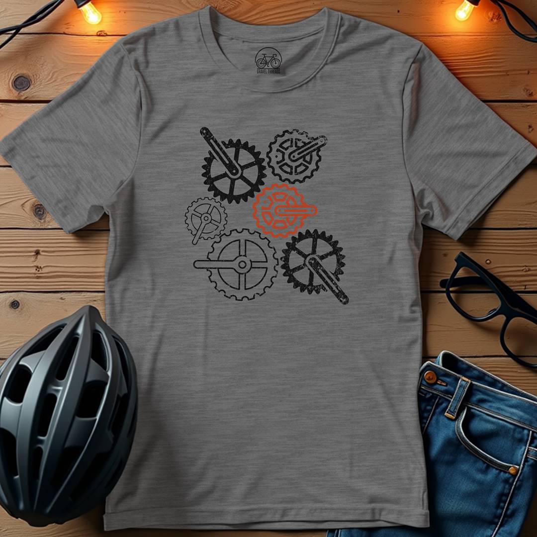 Cranky for Gravel Powering Every Ride T-Shirt