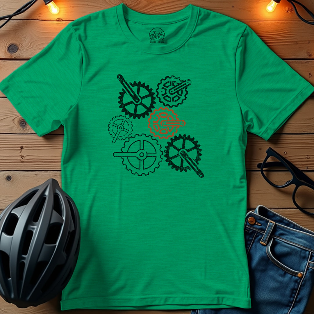 Cranky for Gravel Powering Every Ride T-Shirt