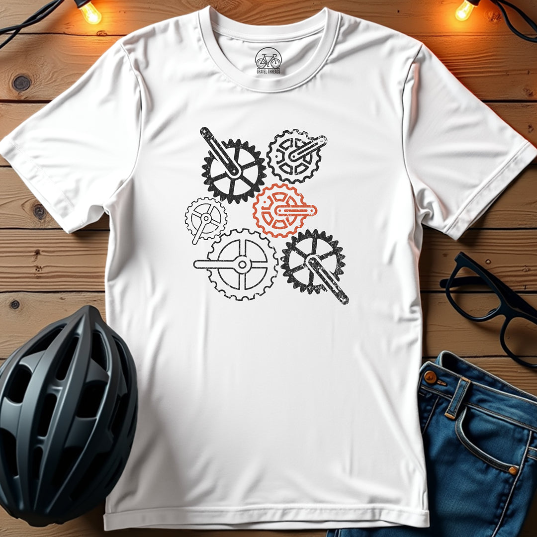 Cranky for Gravel Powering Every Ride T-Shirt